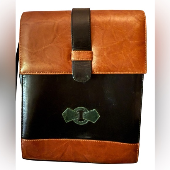 Vintage Margaret J Leather Crossbody Bag – Made in Spain - Picture 1 of 14